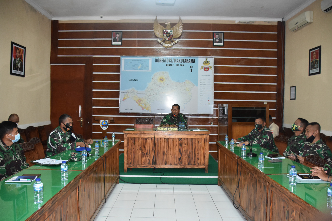 Kasrem 073/MKT Pimpin Rakor Acara Silaturahmi Dengan Forkopimda Kota Salatiga